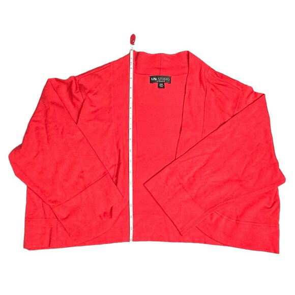 I.N. Studio Women’s Cardigan Coral Plus Size 20W - Picture 4 of 6